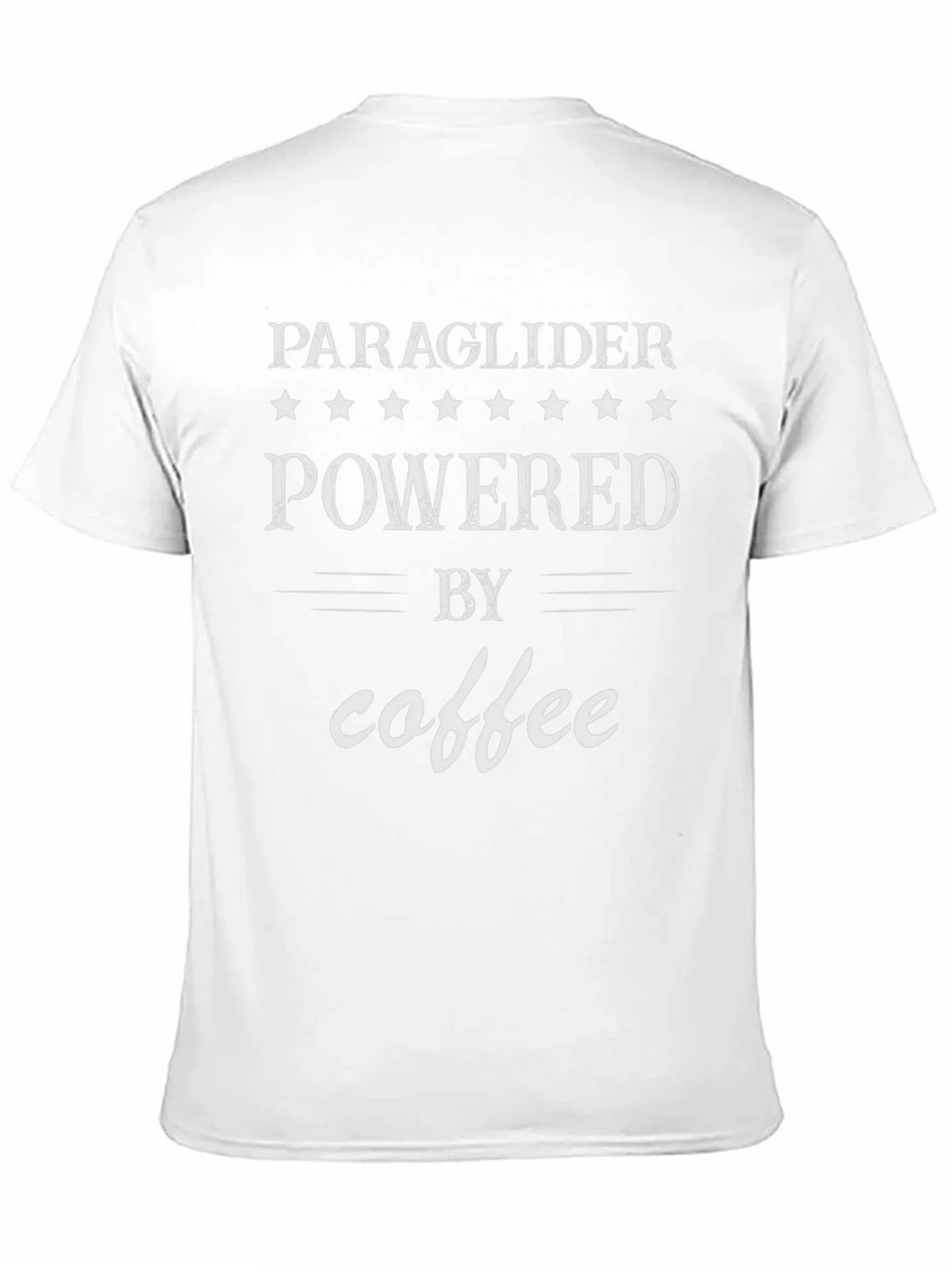 Paraglider Powered By Coffee T-Shirt product image 2