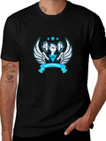 Hustle for Muscles Black Graphic T-Shirt product image 1