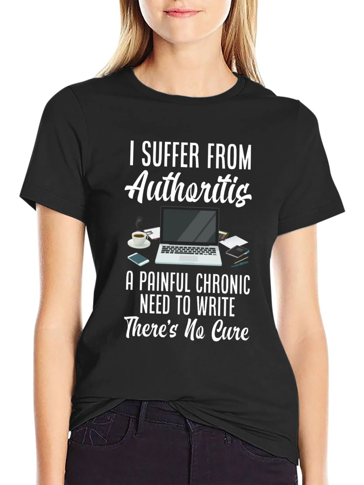 Authoritis T-Shirt: Painful Chronic Need to Write Tee product image 5