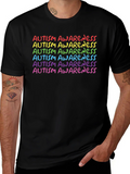 Autism Awareness Rainbow Tee - Support & Acceptance product image 1