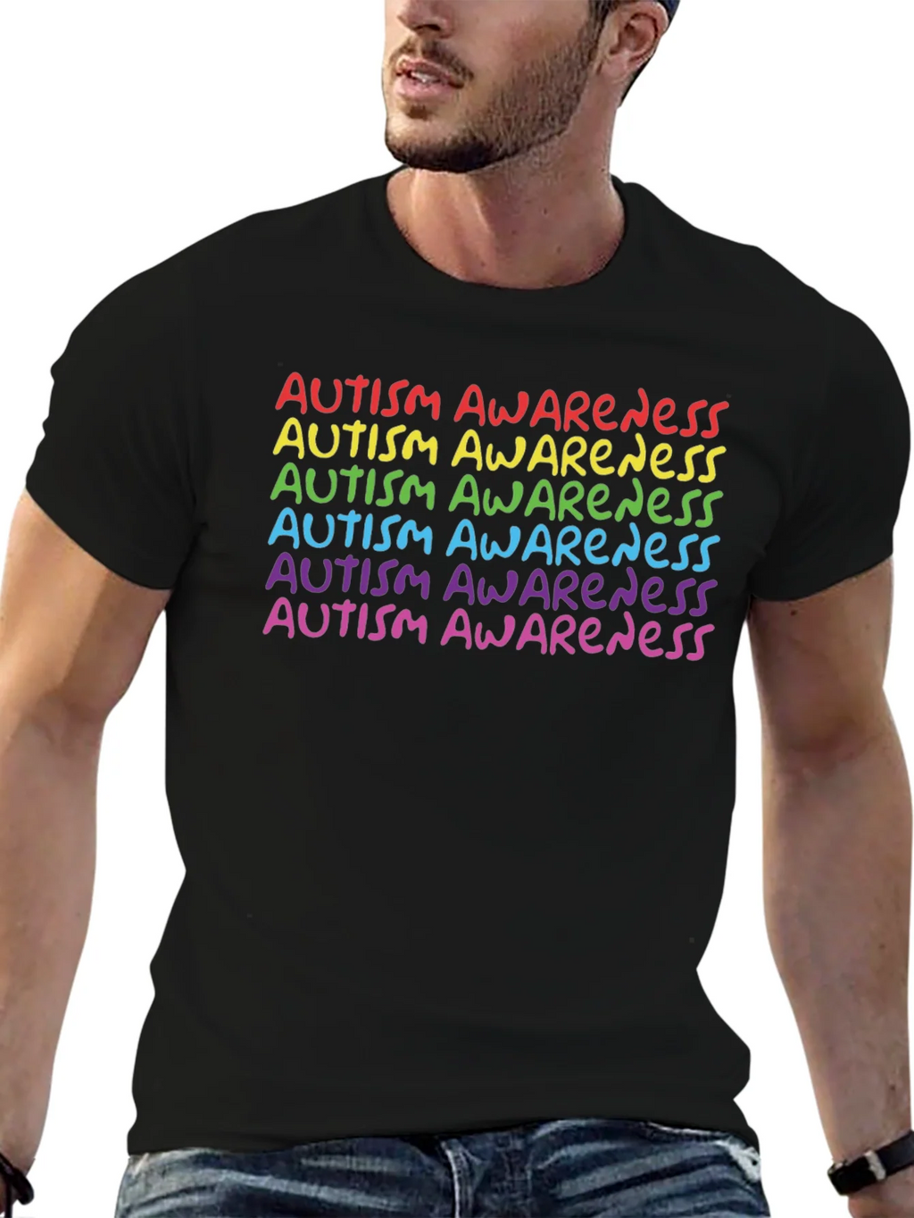 Autism Awareness Rainbow Tee - Support & Acceptance product image 9