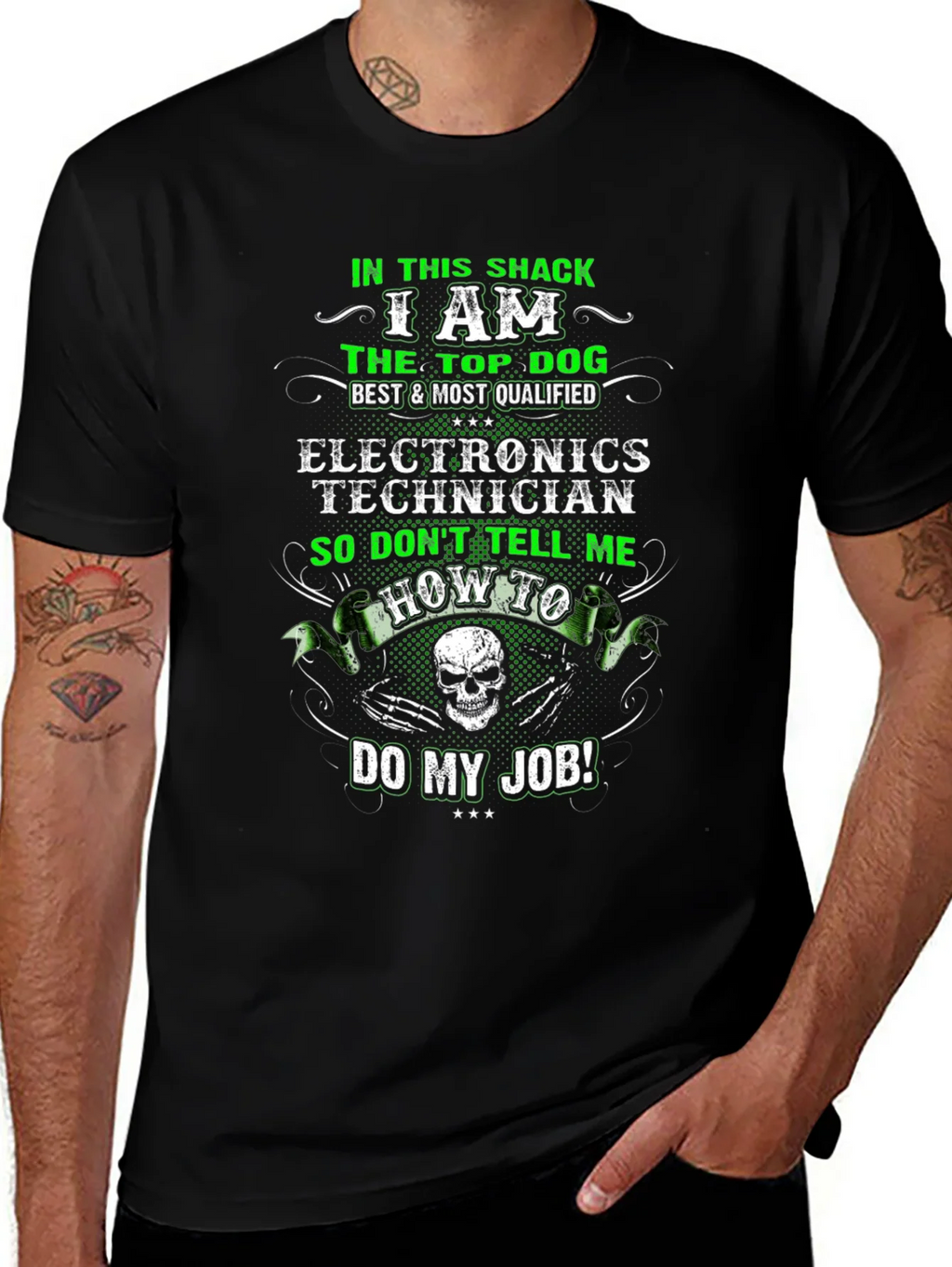 Electronics Technician Funny T-Shirt product image 1