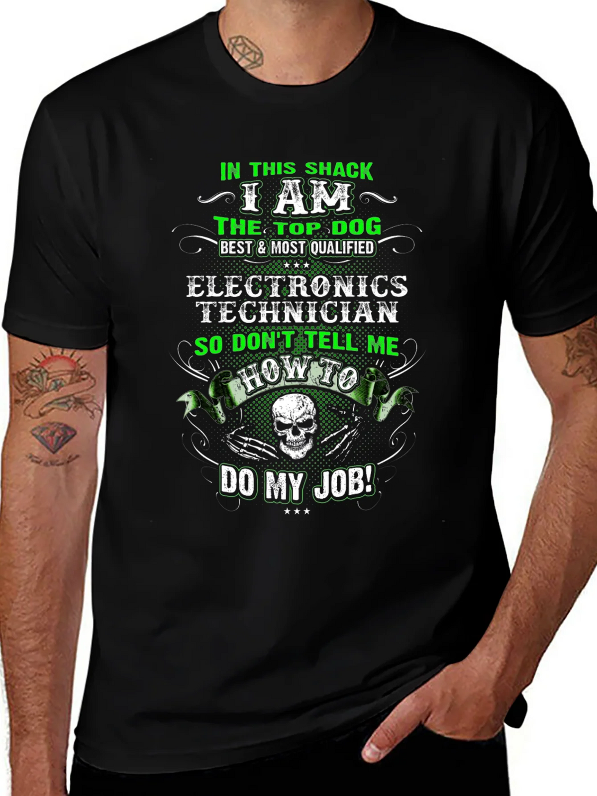 Electronics Technician Funny T-Shirt product image 1