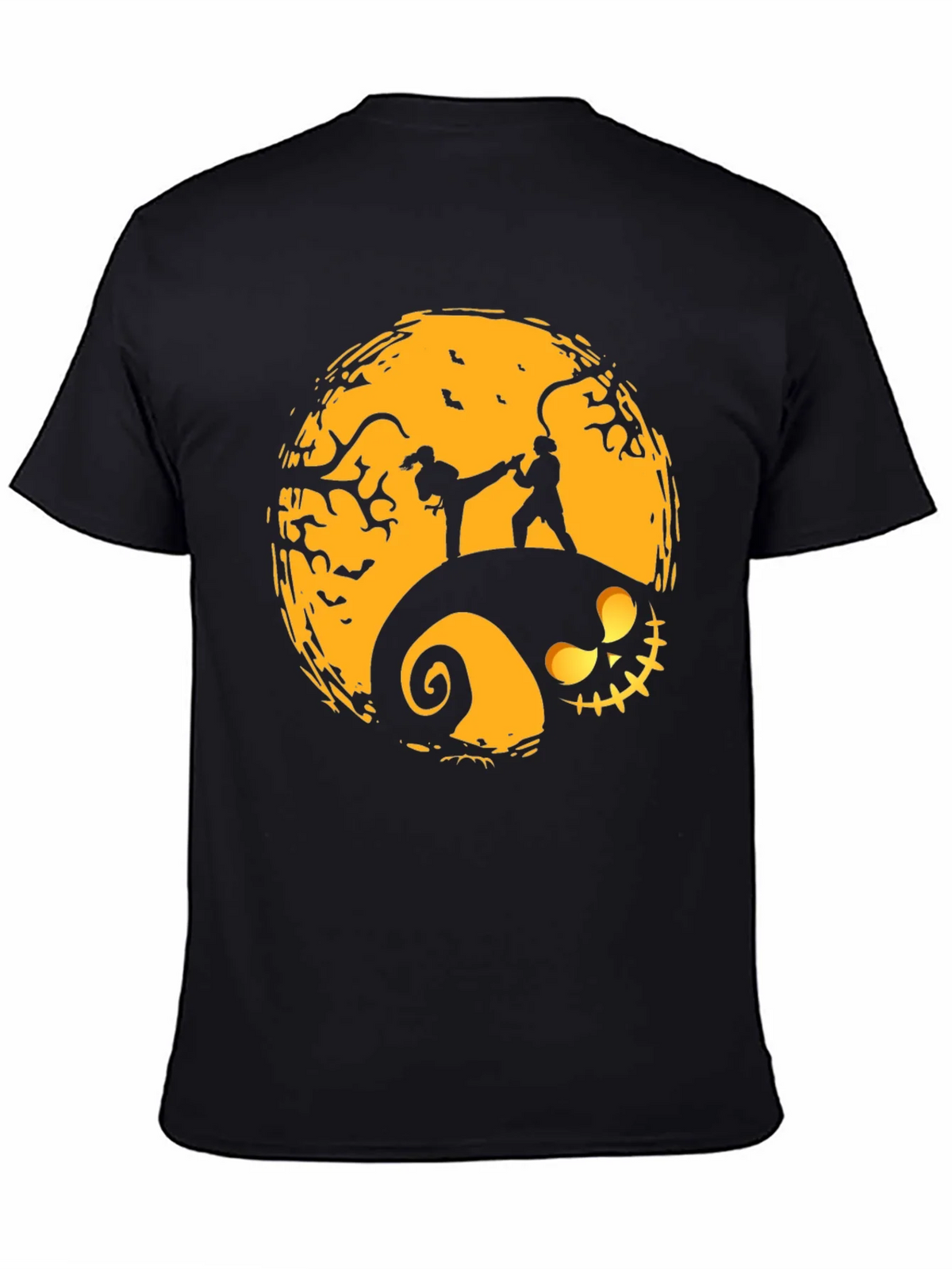 Halloween Karate Silhouette Graphic Tee product image 7