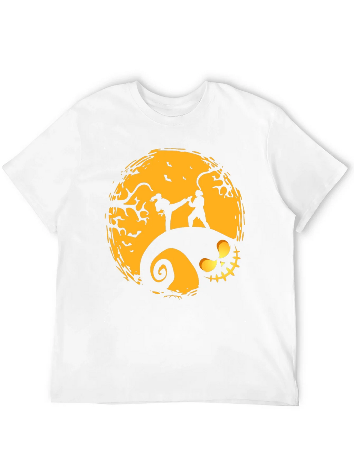 Halloween Karate Silhouette Graphic Tee product image 3