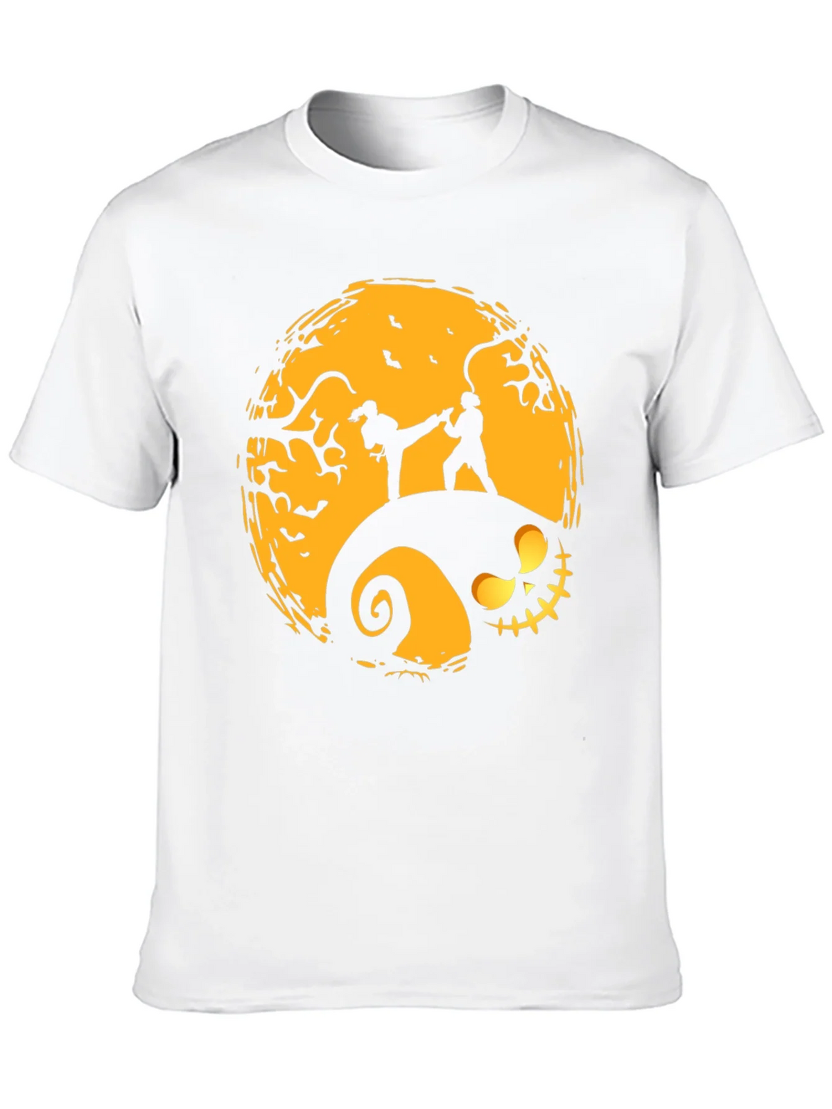 Halloween Karate Silhouette Graphic Tee product image 12