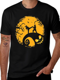 Halloween Karate Silhouette Graphic Tee product image 1