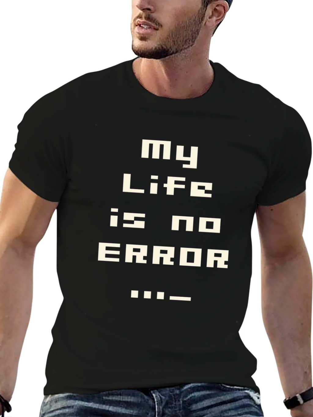 My Life is No Error Graphic T-Shirt - Gamer Style product image 9