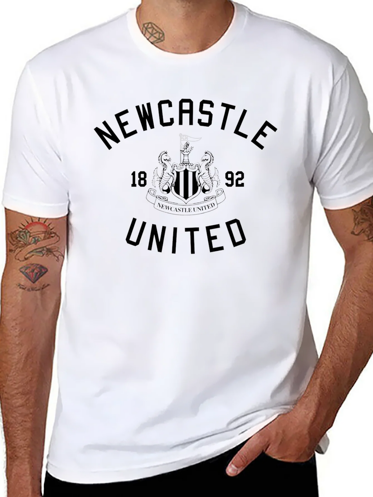 Newcastle United Black Graphic T-Shirt product image 10