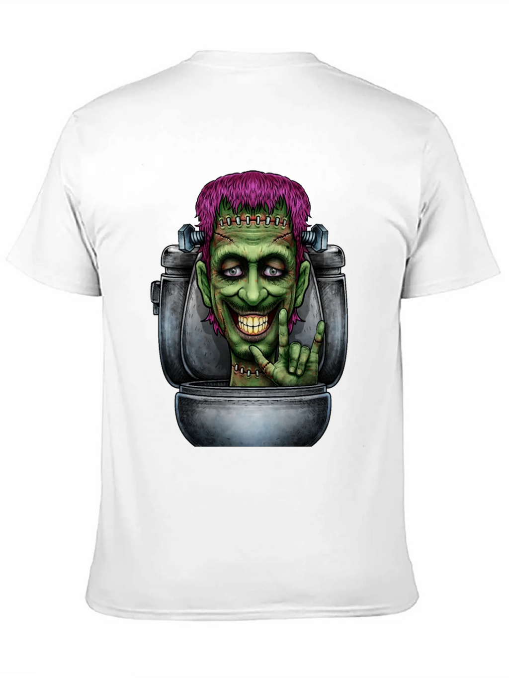 Frankensteins Monster Toilet Humor Graphic Tee product image 2