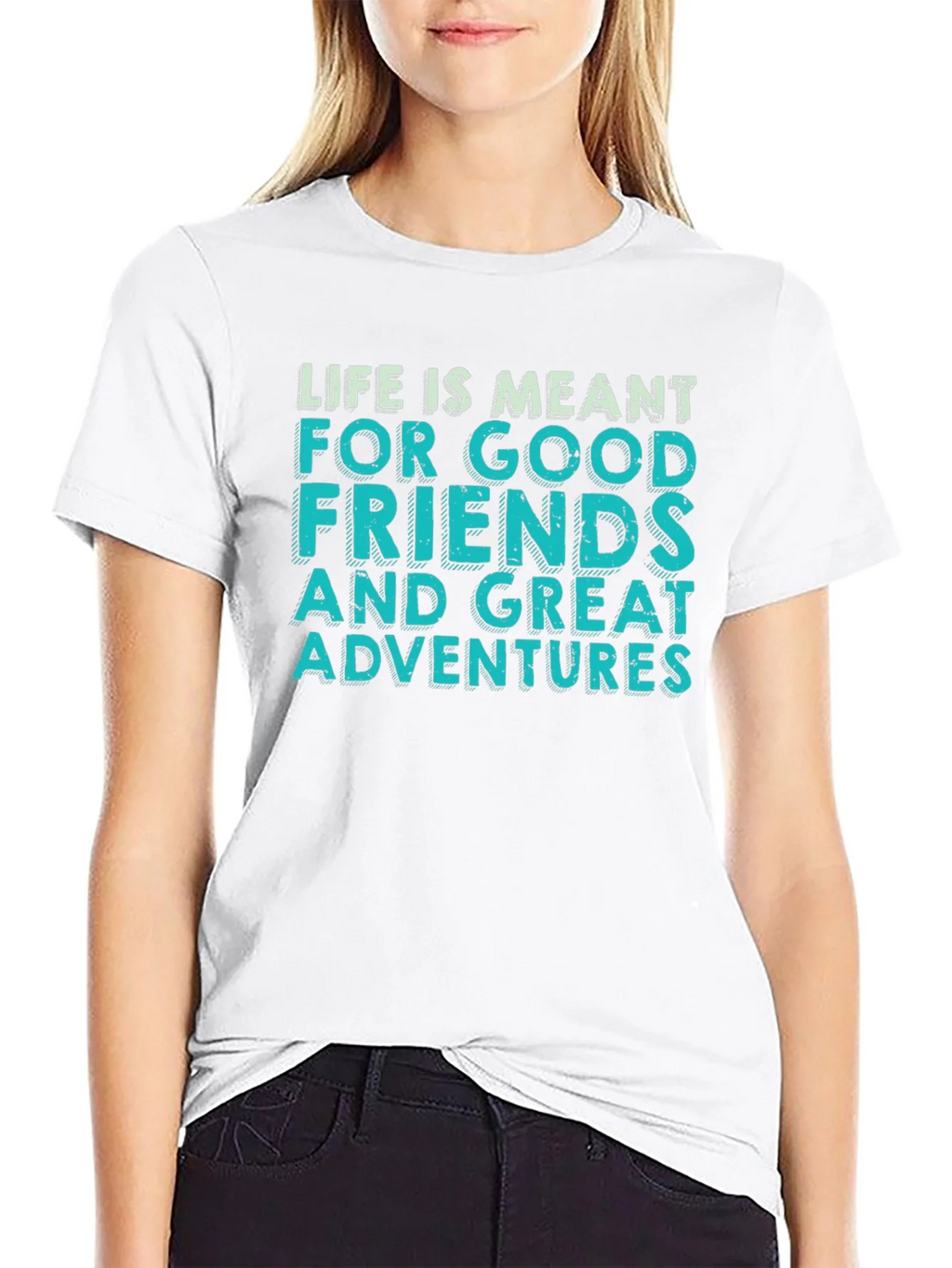 Adventure Awaits Graphic Tee - Mens Black T-Shirt product image 11