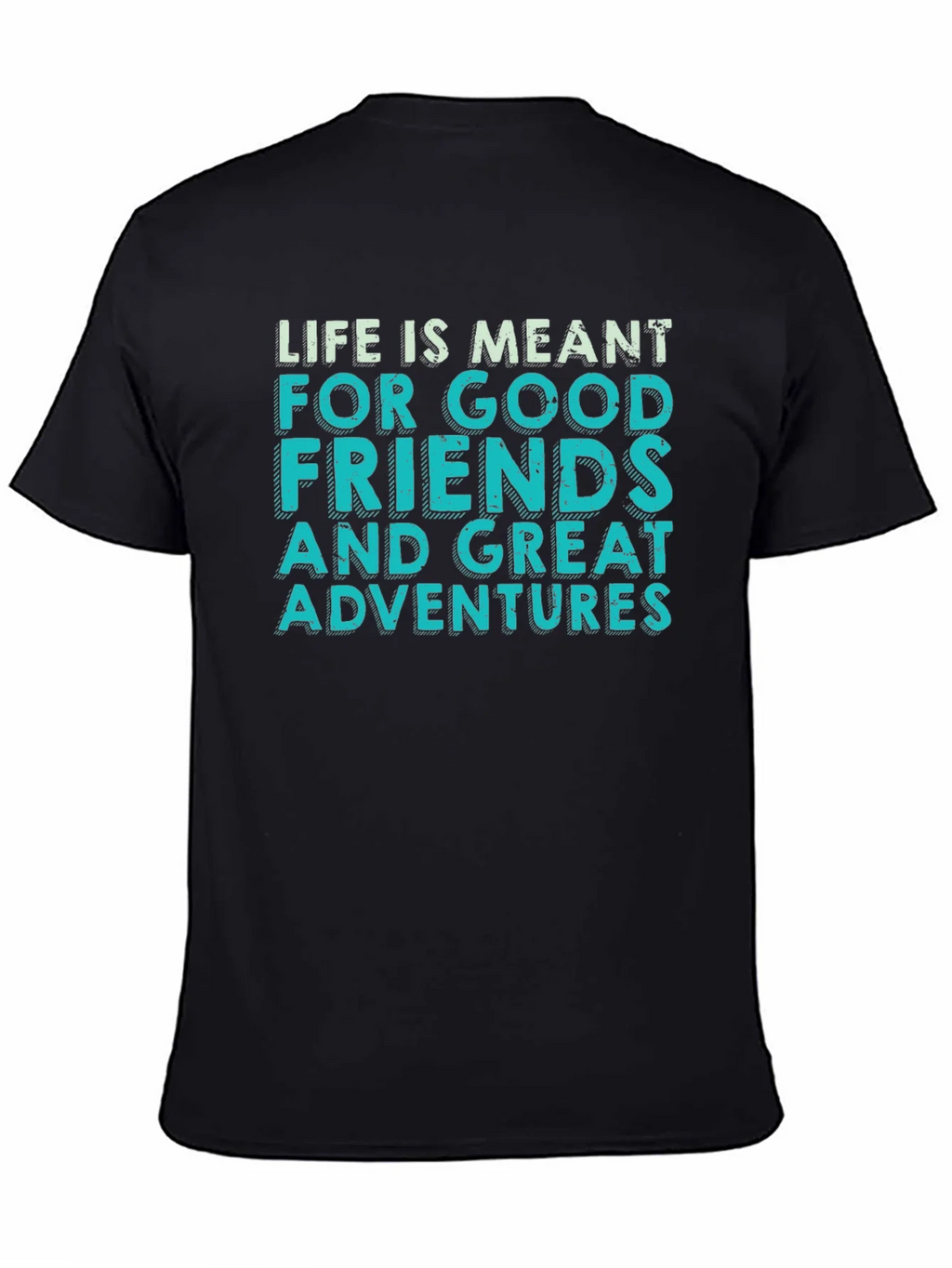 Adventure Awaits Graphic Tee - Mens Black T-Shirt product image 7