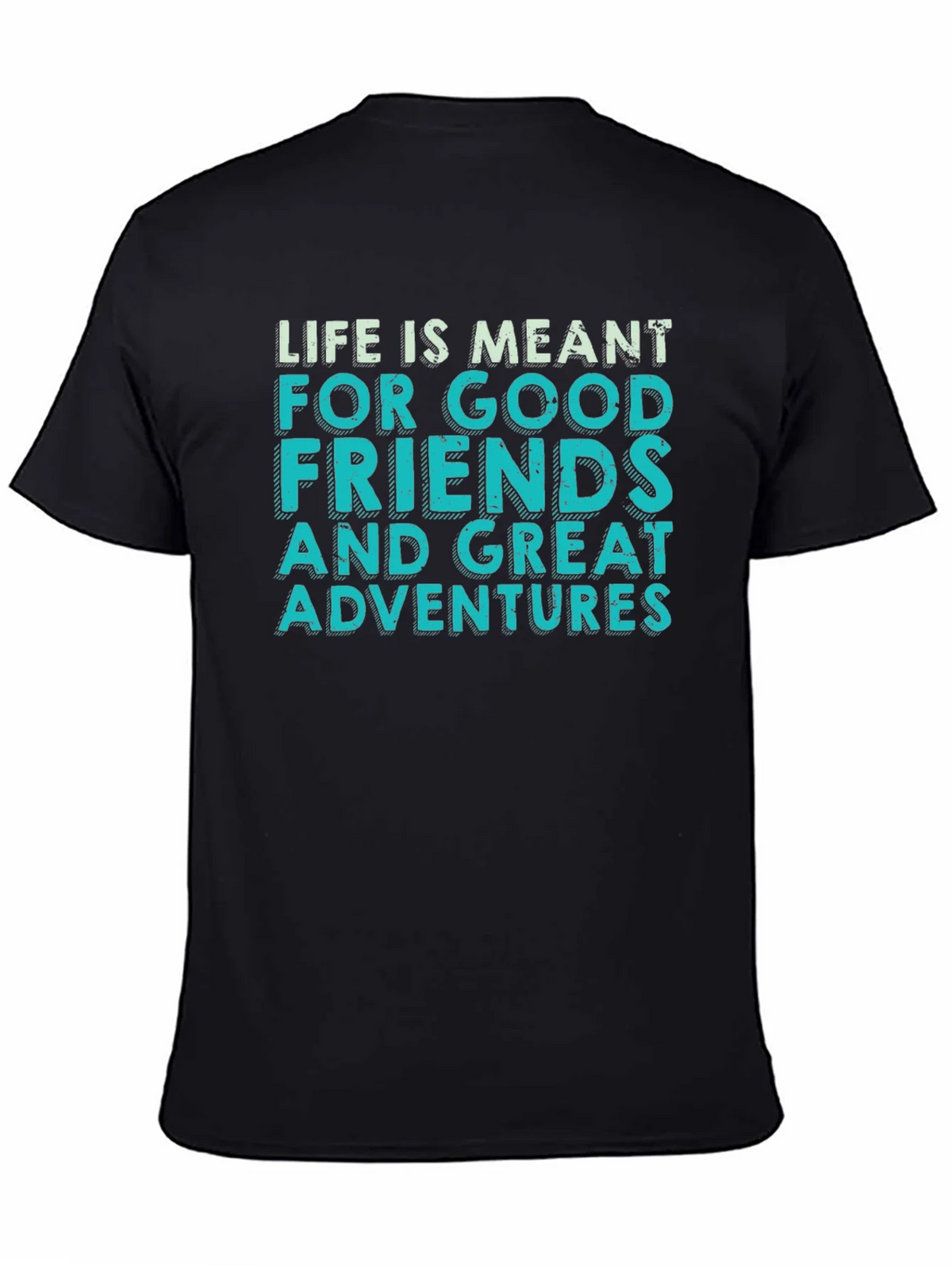 Adventure Awaits Graphic Tee - Mens Black T-Shirt product image 7
