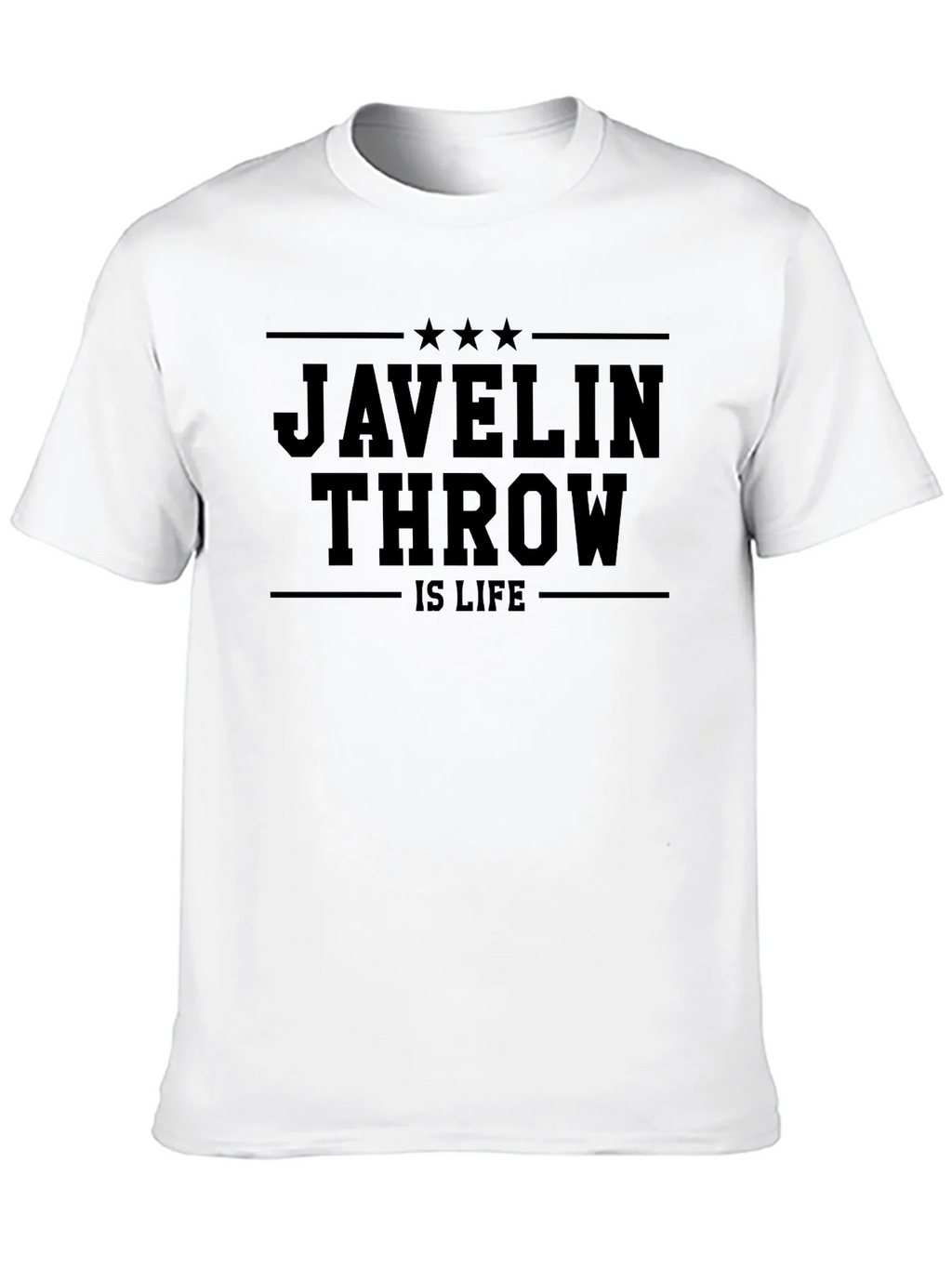 Javelin Throw Is Life Black T-Shirt product image 12