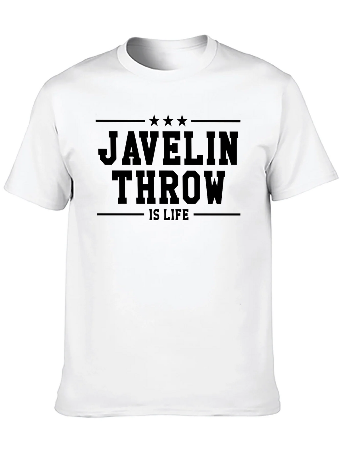 Javelin Throw Is Life Black T-Shirt product image 12