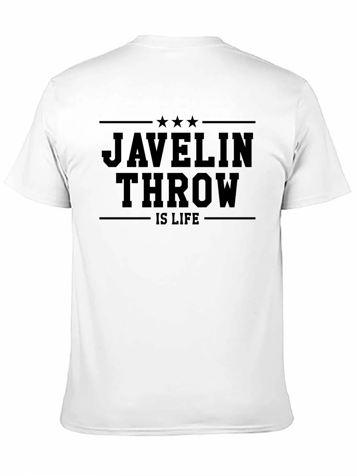 Javelin Throw Is Life Black T-Shirt product image 2