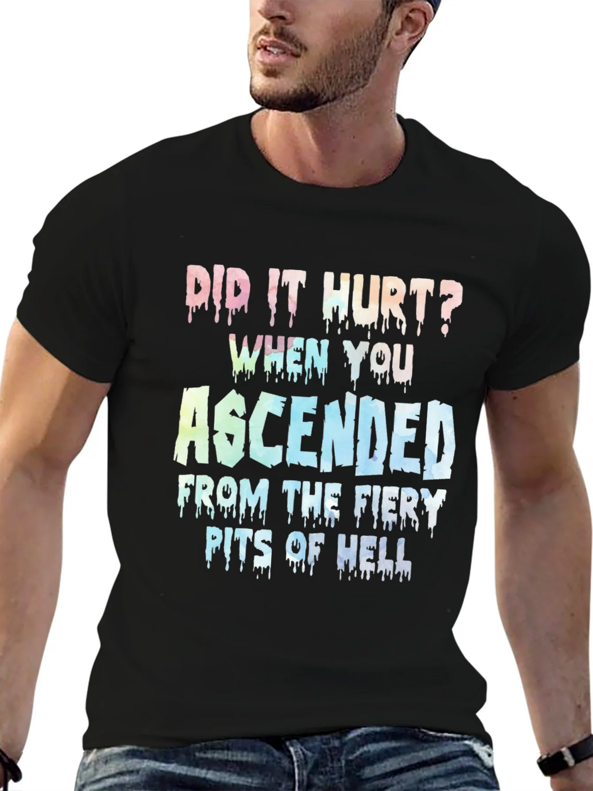 Ascended From Hell Graphic Tee product image 9