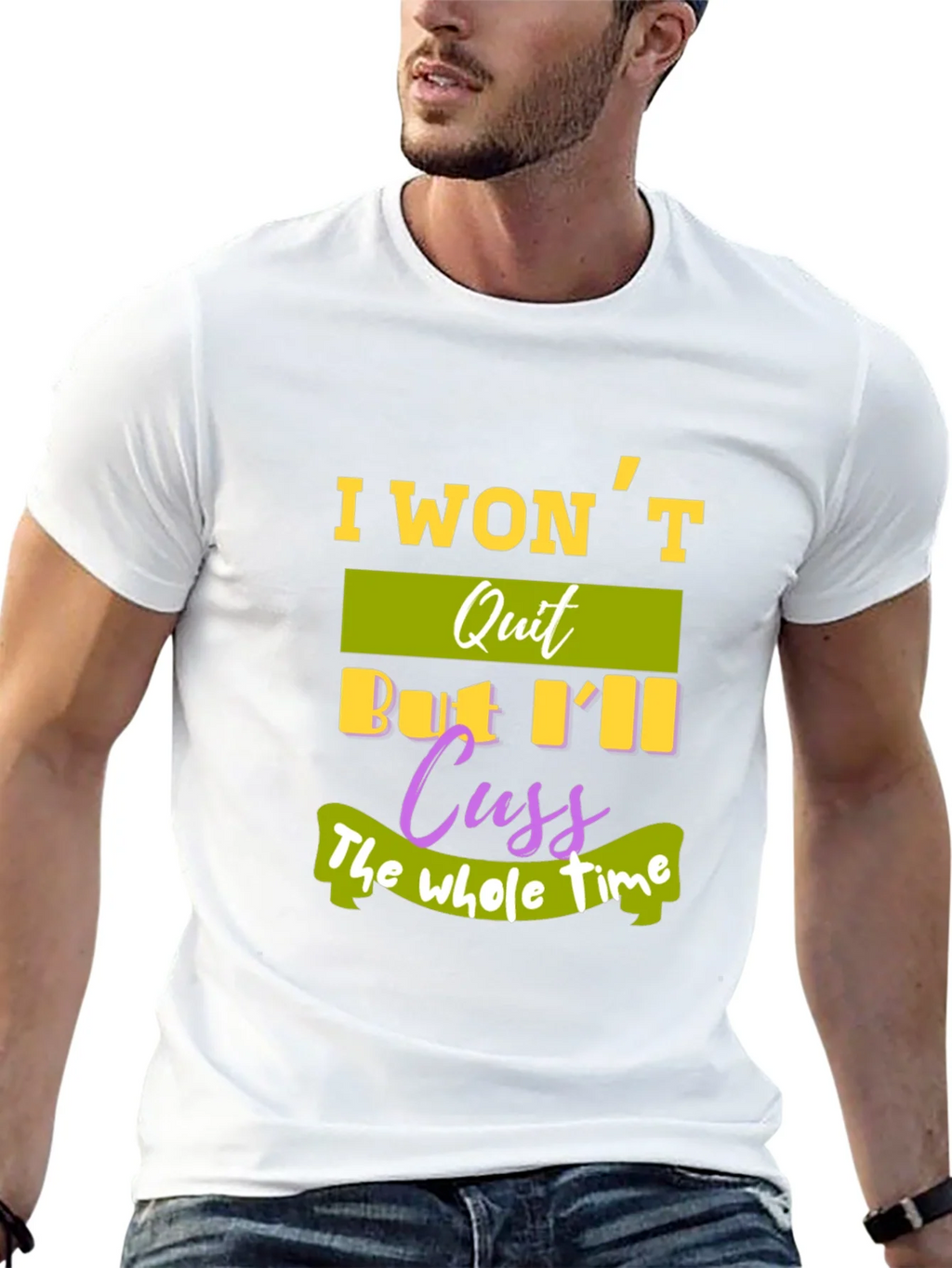 I Wont Quit T-Shirt - Funny Sarcastic Tee product image 4