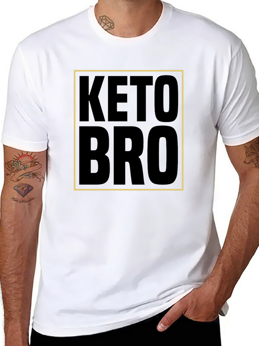Keto Bro Graphic Tee - Mens Black T-Shirt product image 10