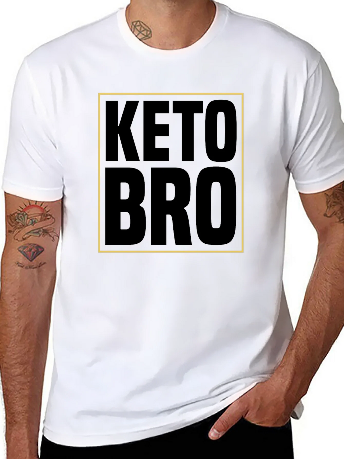 Keto Bro Graphic Tee - Mens Black T-Shirt product image 10