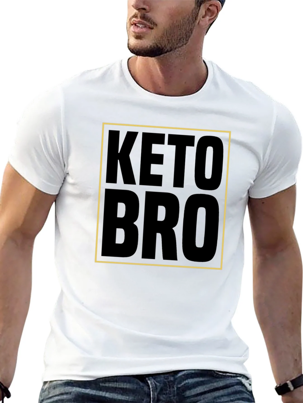 Keto Bro Graphic Tee - Mens Black T-Shirt product image 4