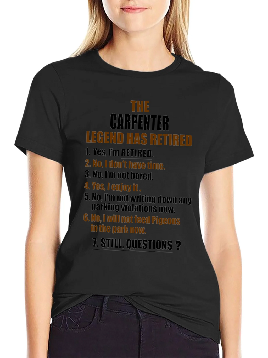 Retired Carpenter Legend T-Shirt - Funny Retirement Gift product image 3