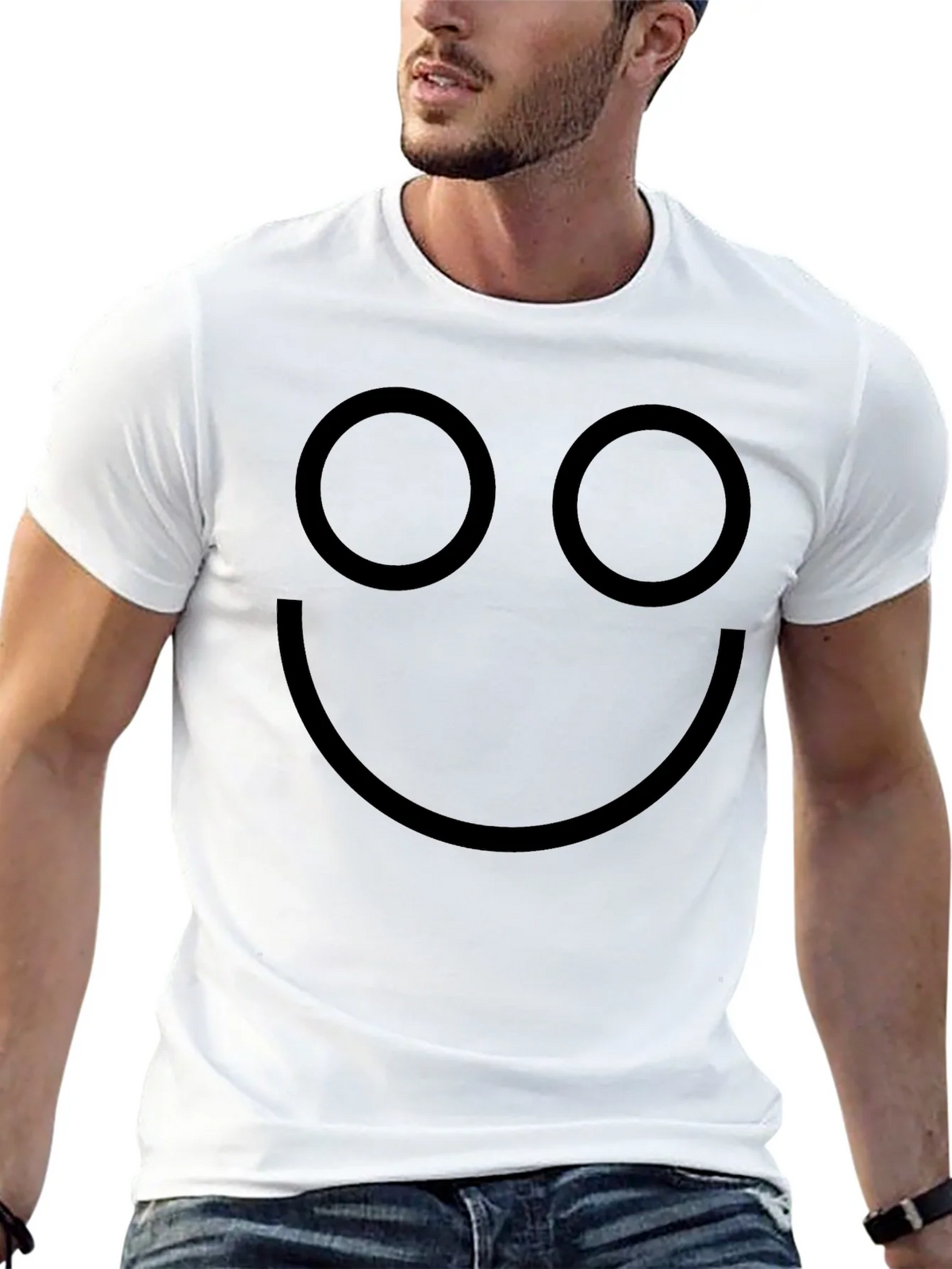 Smiley Face Graphic T-Shirt - Express Yourself! product image 4