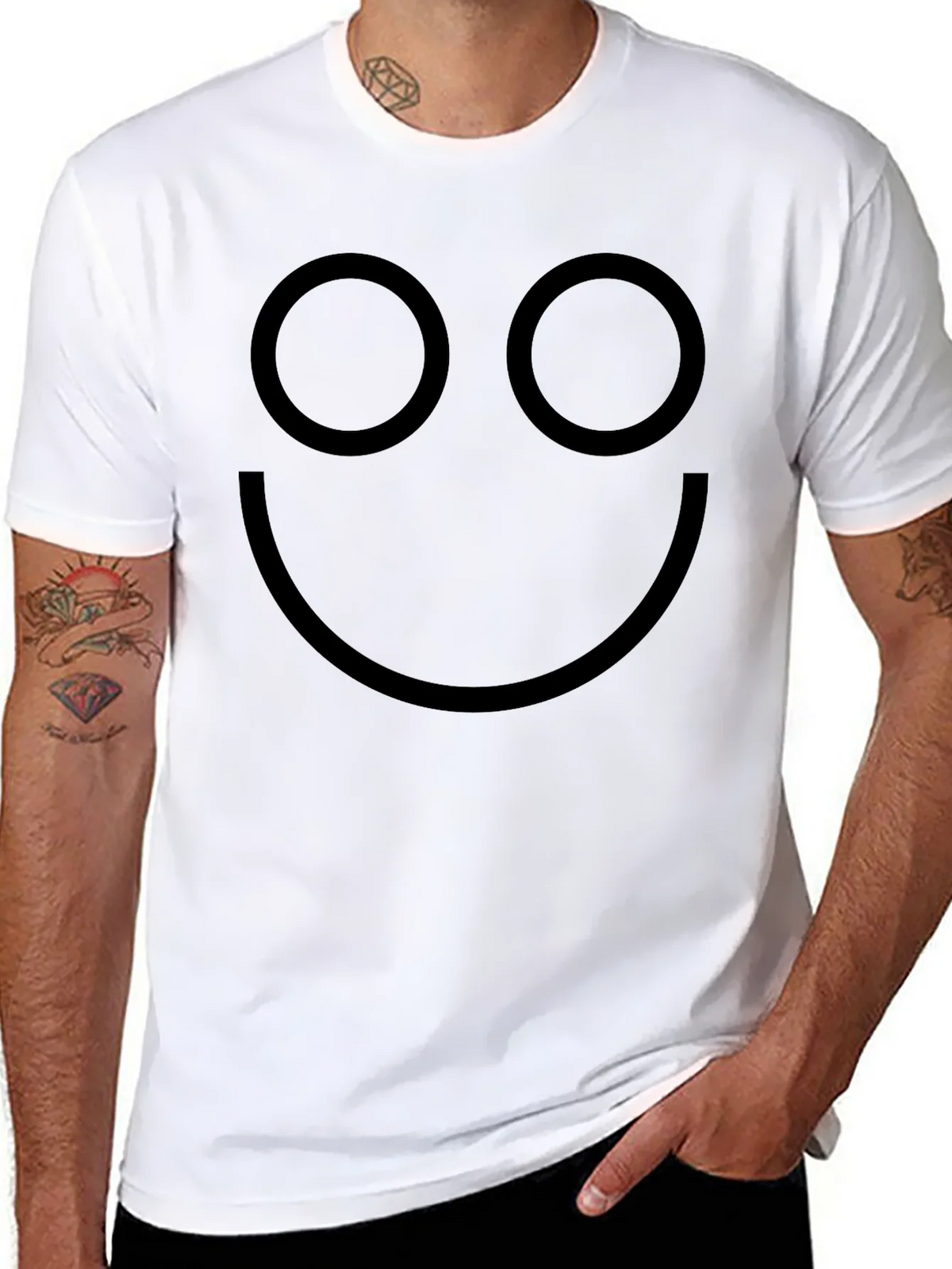Smiley Face Graphic T-Shirt - Express Yourself! product image 10