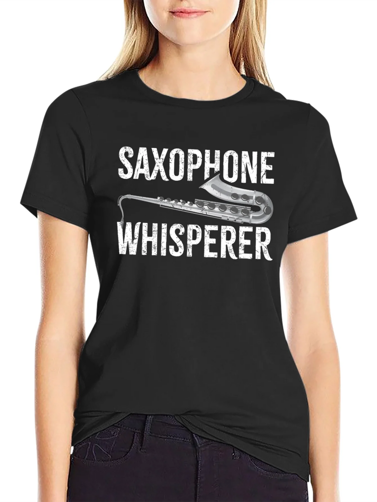 Saxophone Whisperer Graphic T-Shirt product image 5