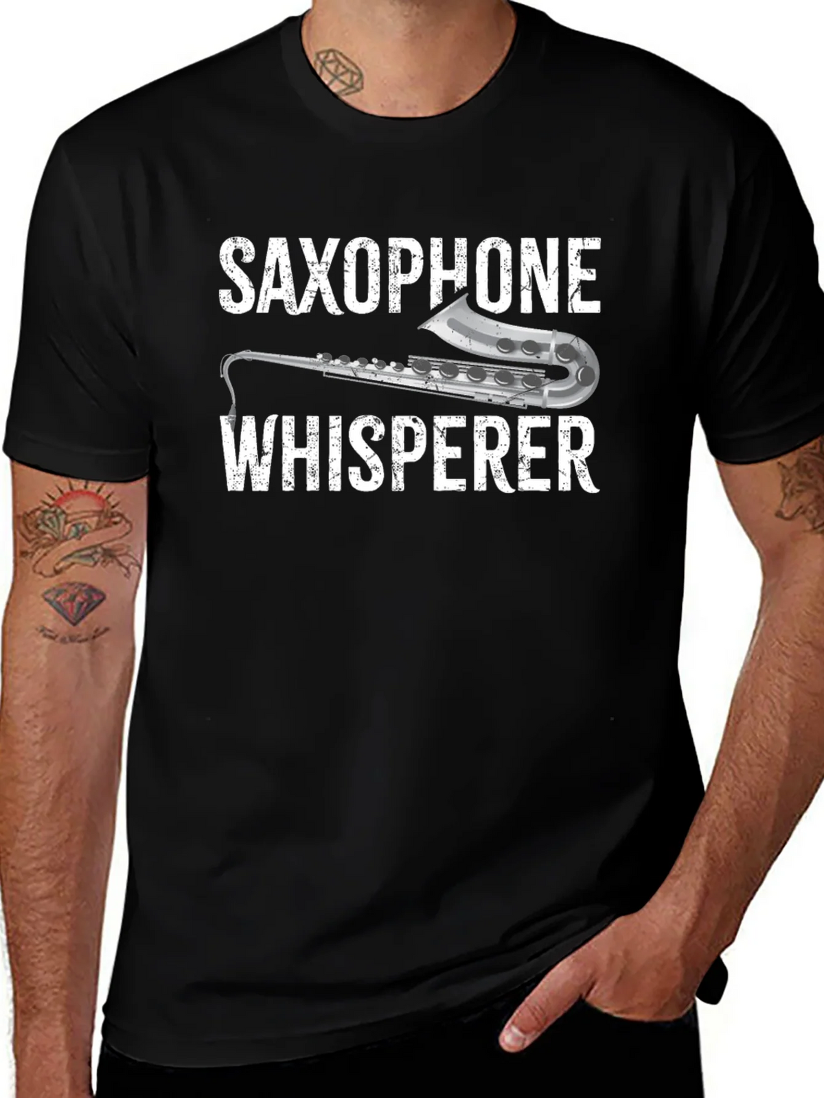 Saxophone Whisperer Graphic T-Shirt product image 1