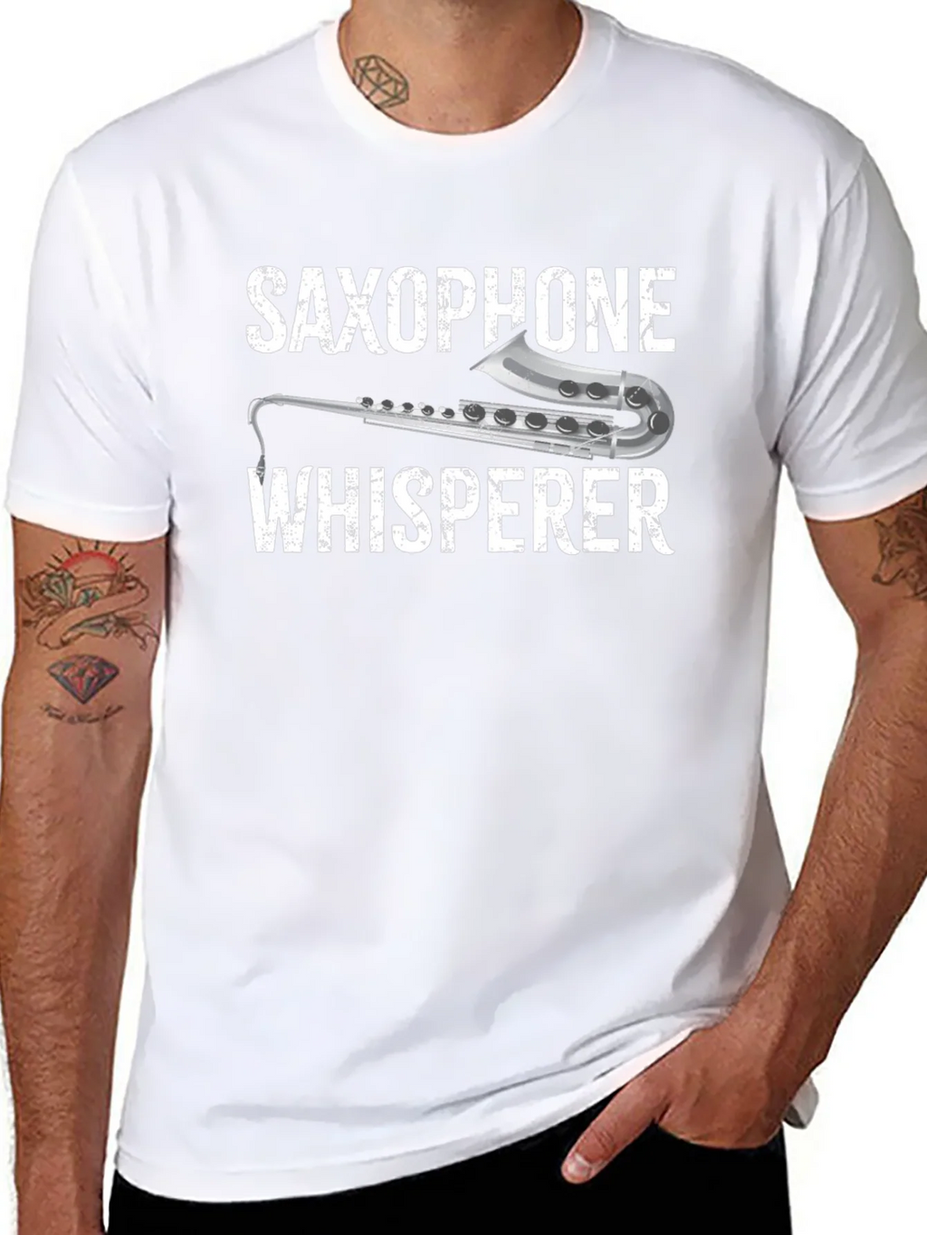 Saxophone Whisperer Graphic T-Shirt product image 9