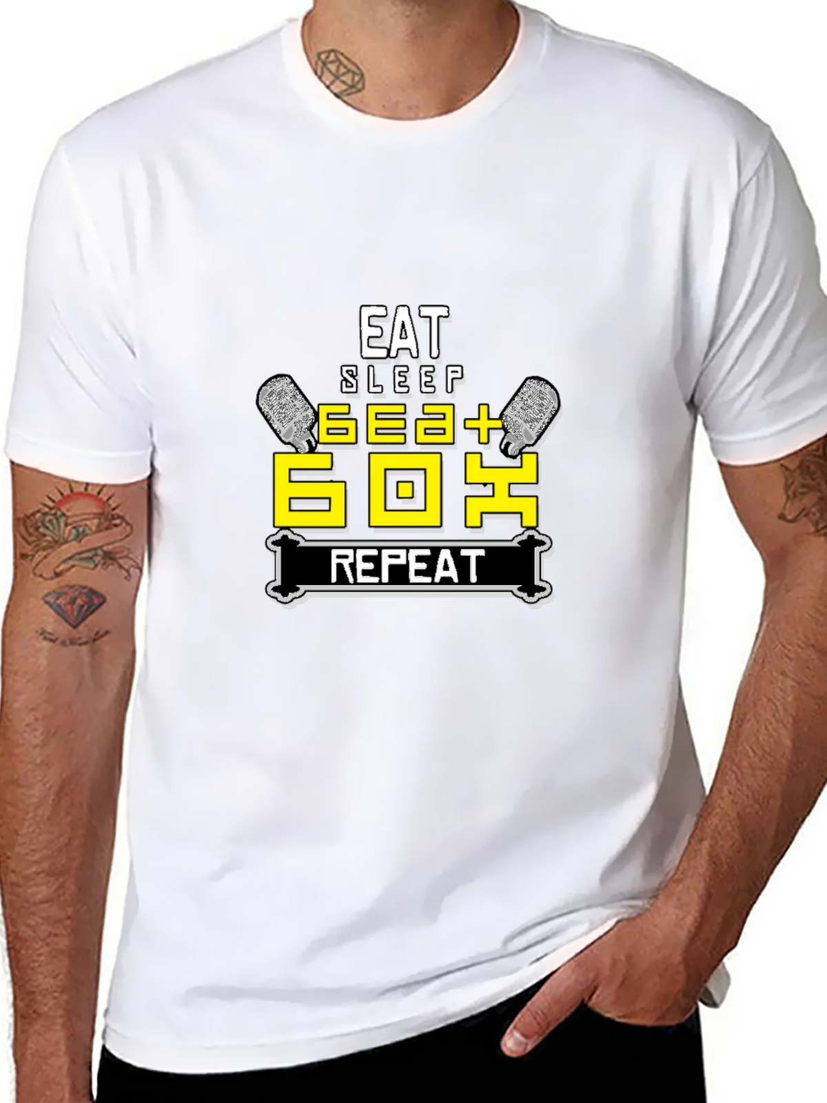 Eat Sleep 6EA+ 6OX Repeat T-Shirt product image 10