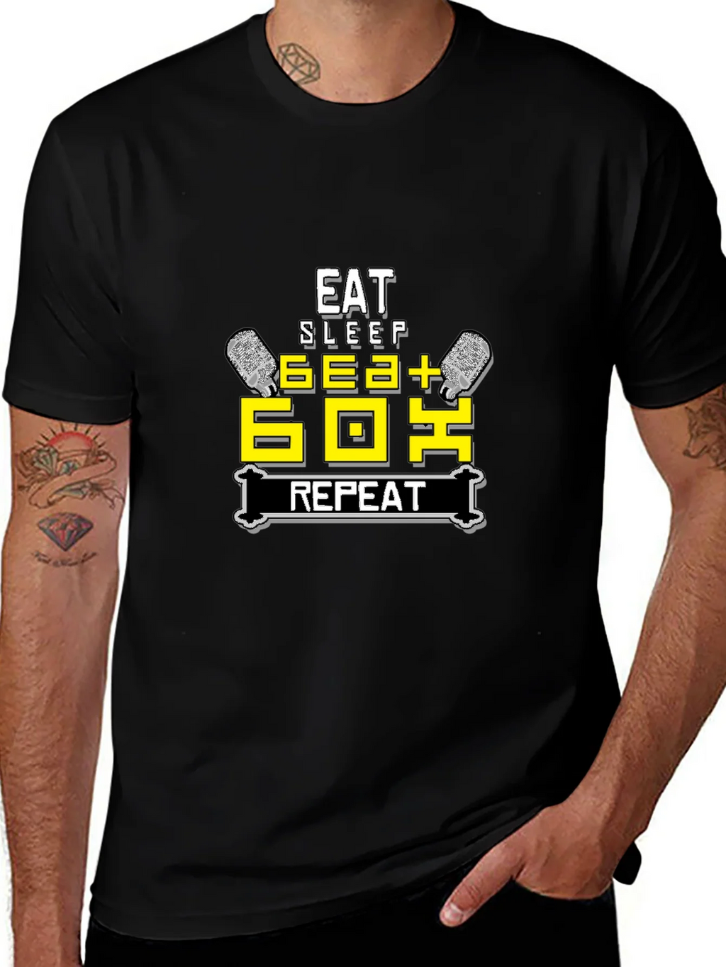 Eat Sleep 6EA+ 6OX Repeat T-Shirt product image 1