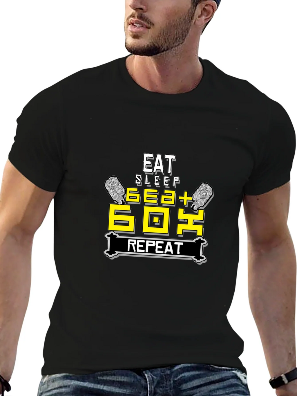 Eat Sleep 6EA+ 6OX Repeat T-Shirt product image 9