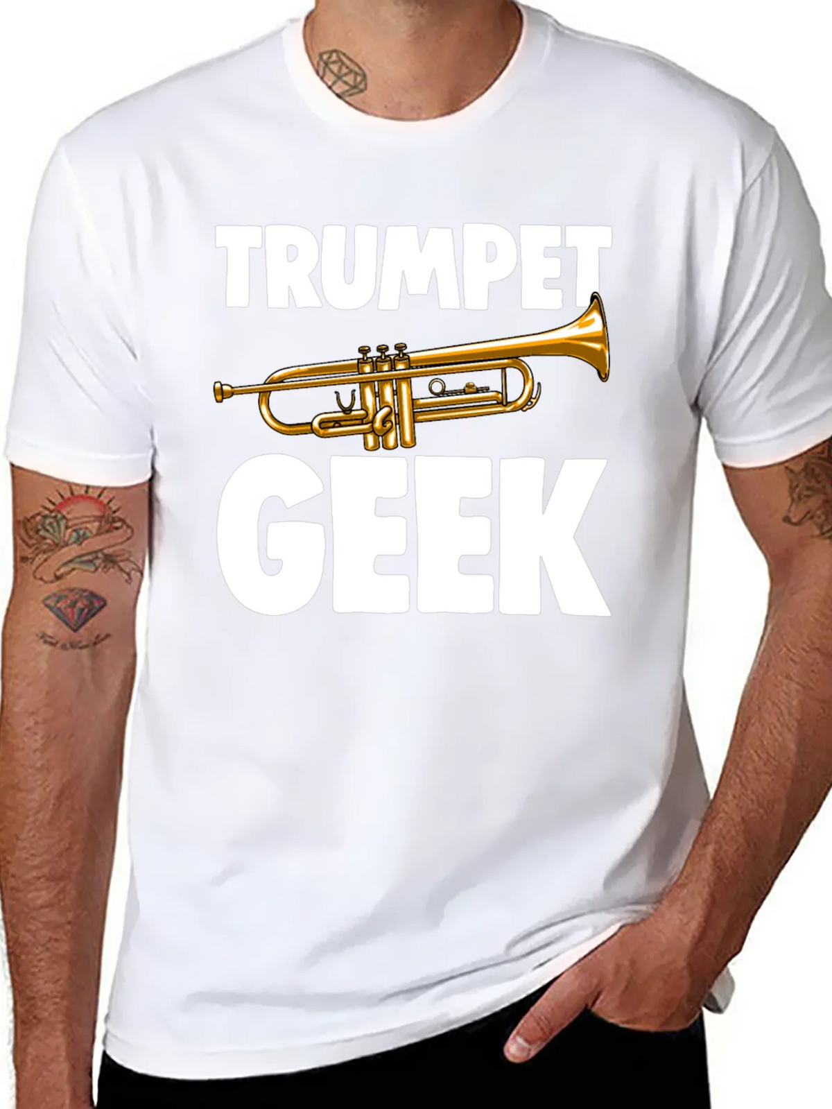 Trumpet Geek T-Shirt - Musician Novelty Tee product image 10