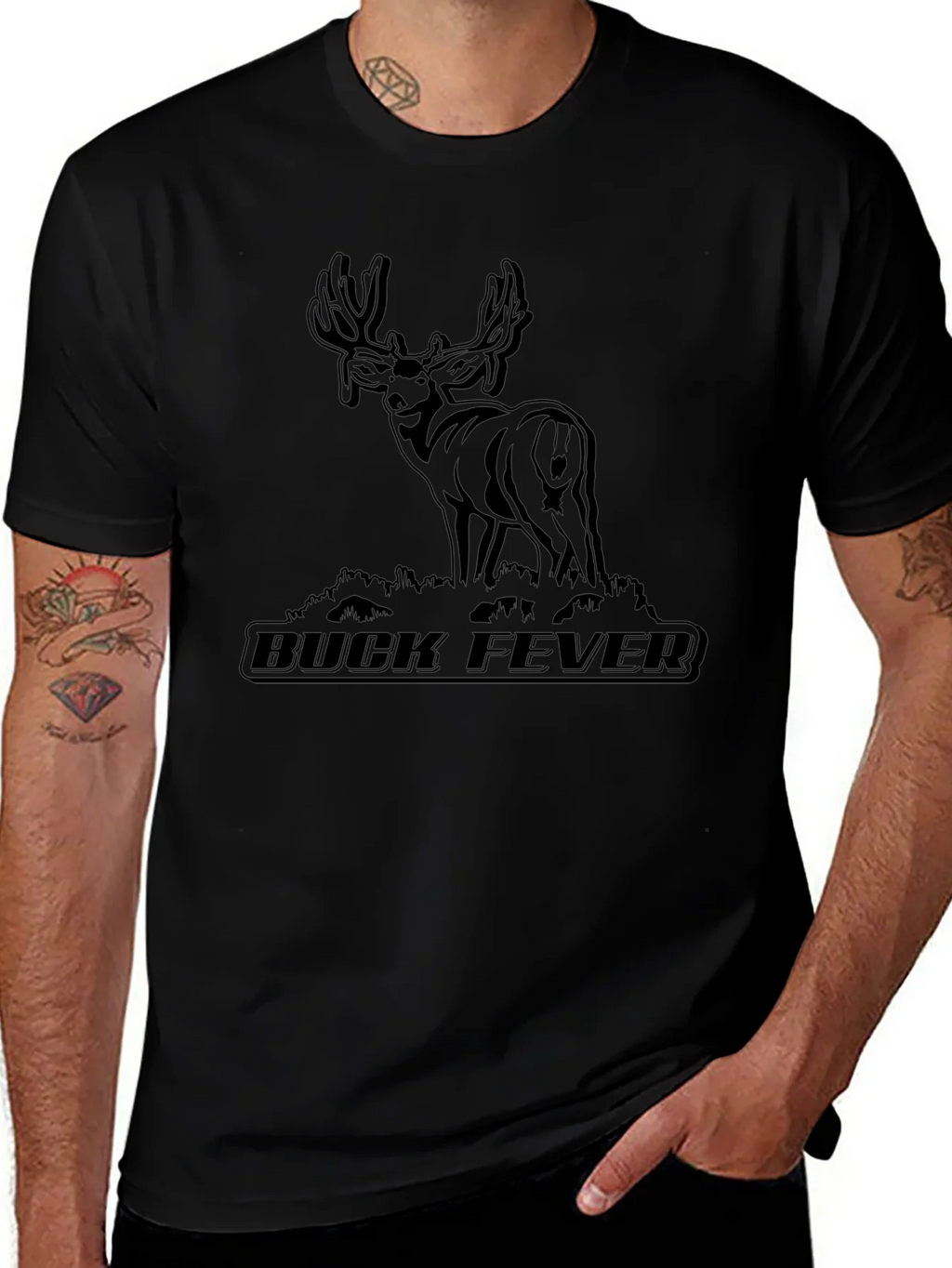 Buck Fever Graphic T-Shirt - Deer Hunting Tee product image 1