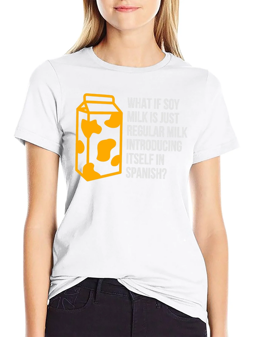 Soy Milk Spanish Joke T-Shirt - Funny Foodie Tee product image 11