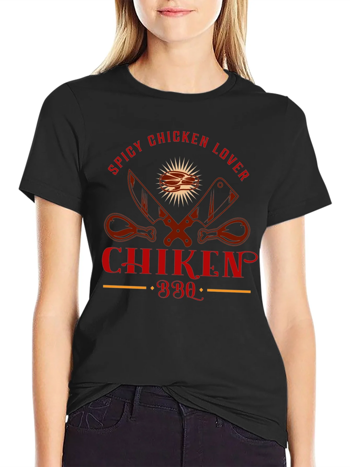 Spicy Chicken Lover BBQ T-Shirt product image 4
