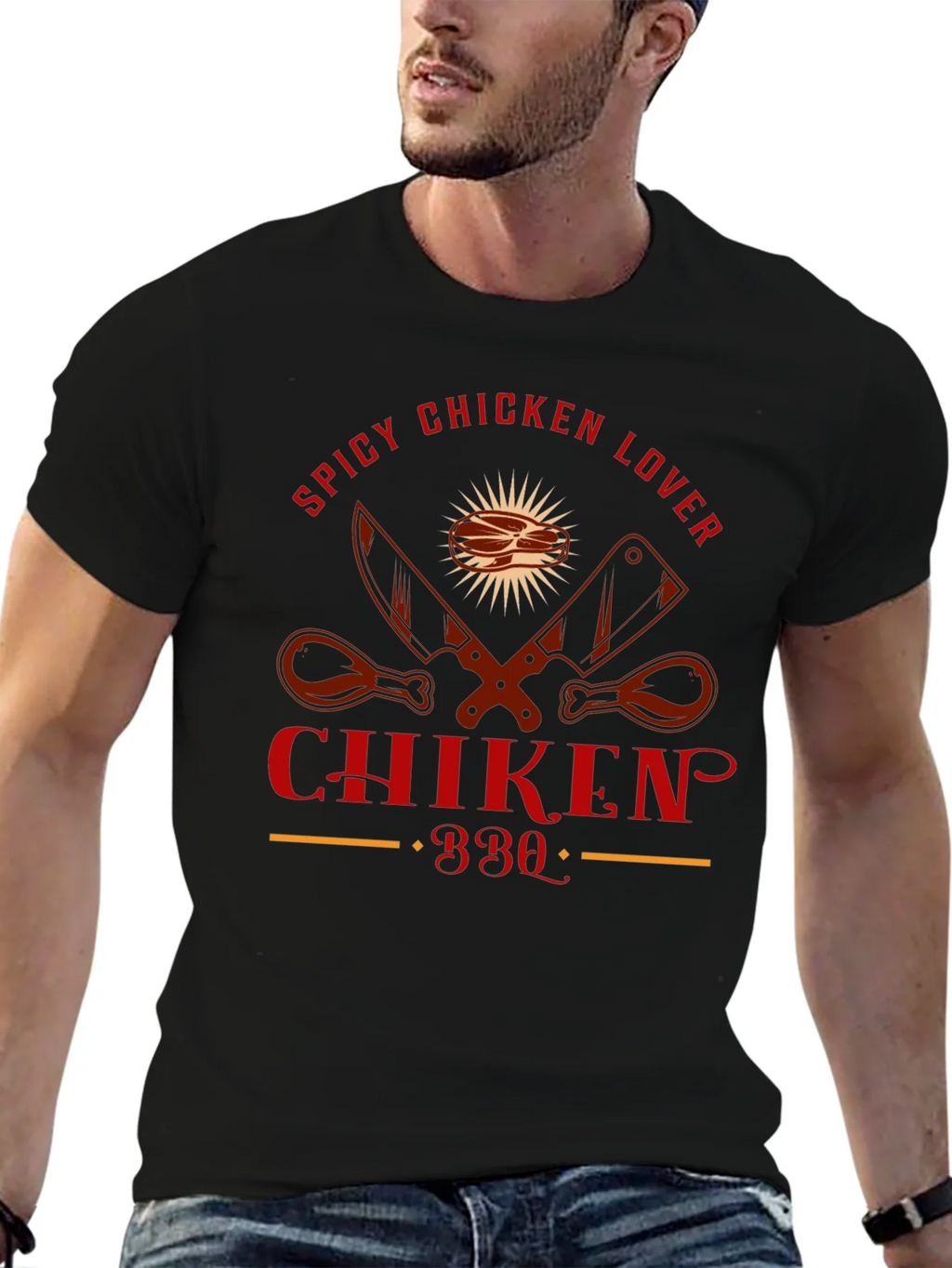 Spicy Chicken Lover BBQ T-Shirt product image 8