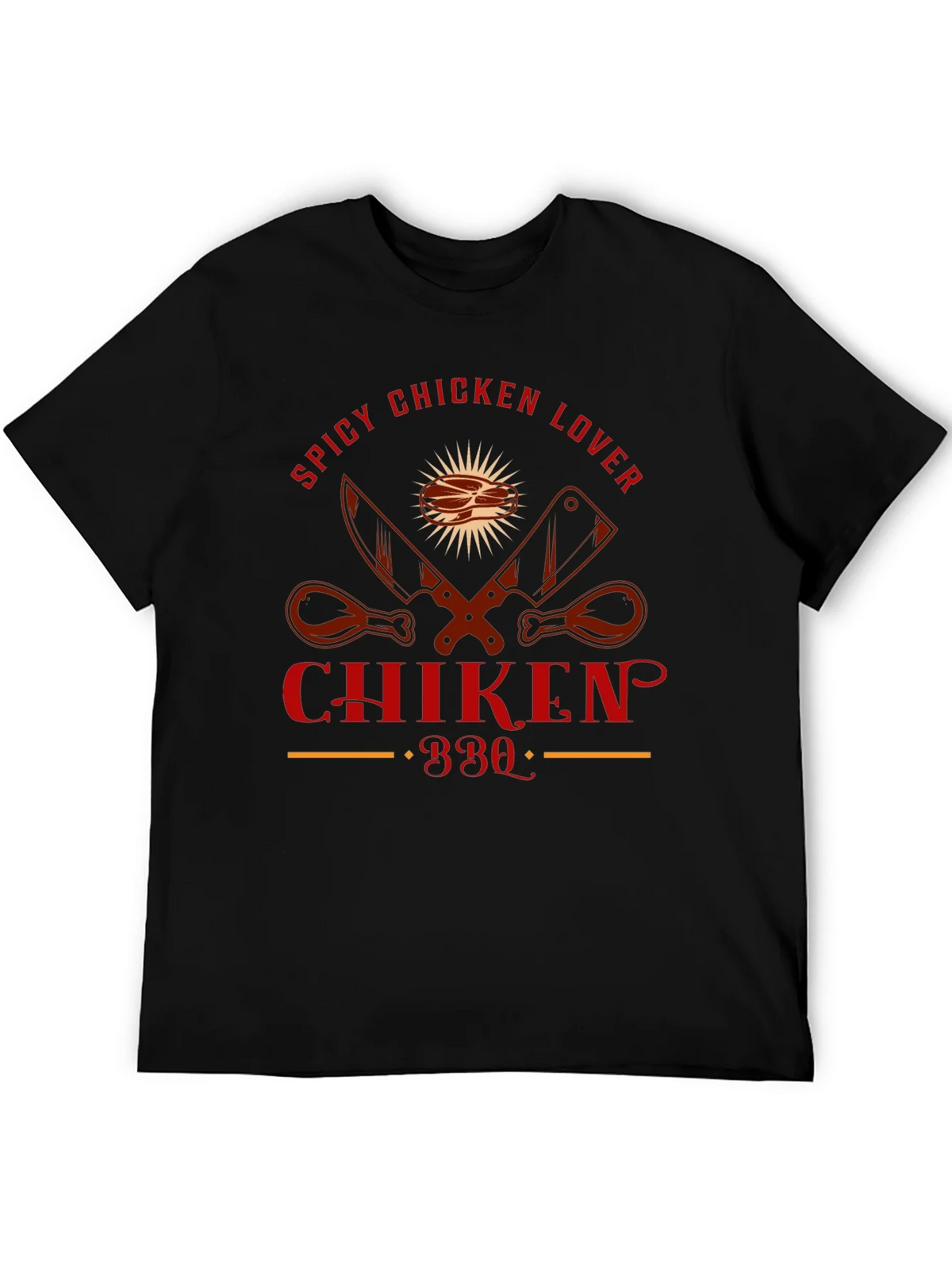Spicy Chicken Lover BBQ T-Shirt product image 7