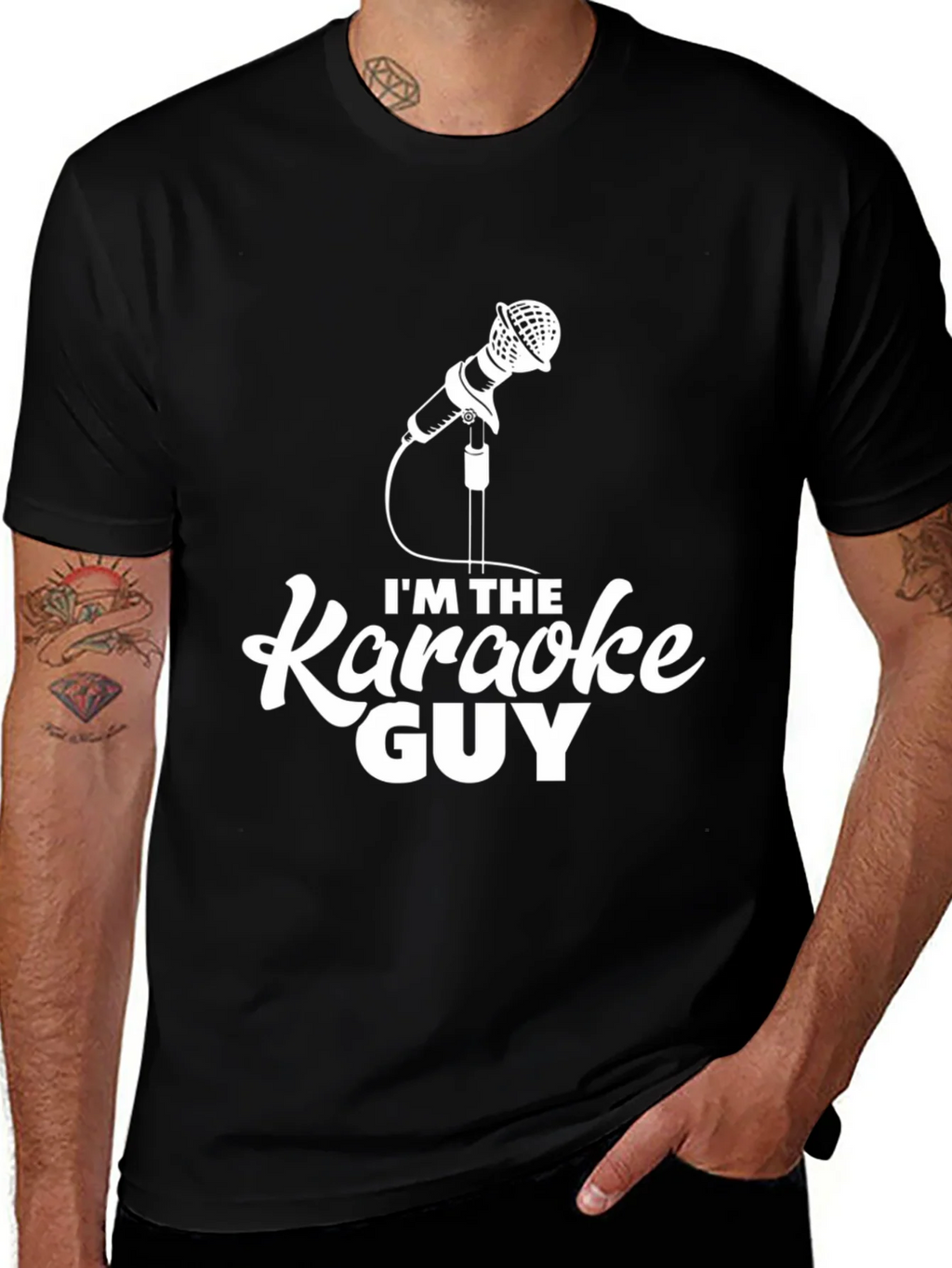 Karaoke Guy T-Shirt - Music Lovers Tee product image 1