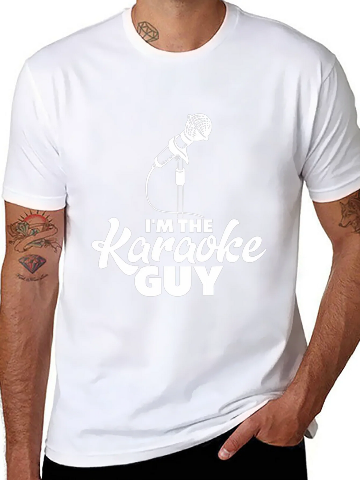 Karaoke Guy T-Shirt - Music Lovers Tee product image 10