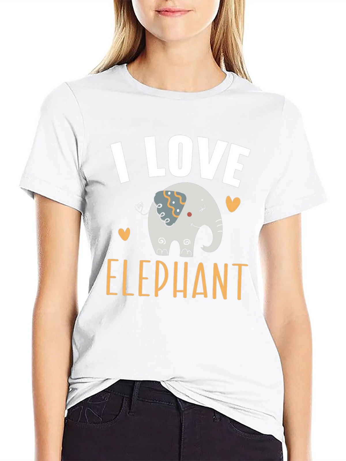 I Love Elephant Graphic T-Shirt product image 11