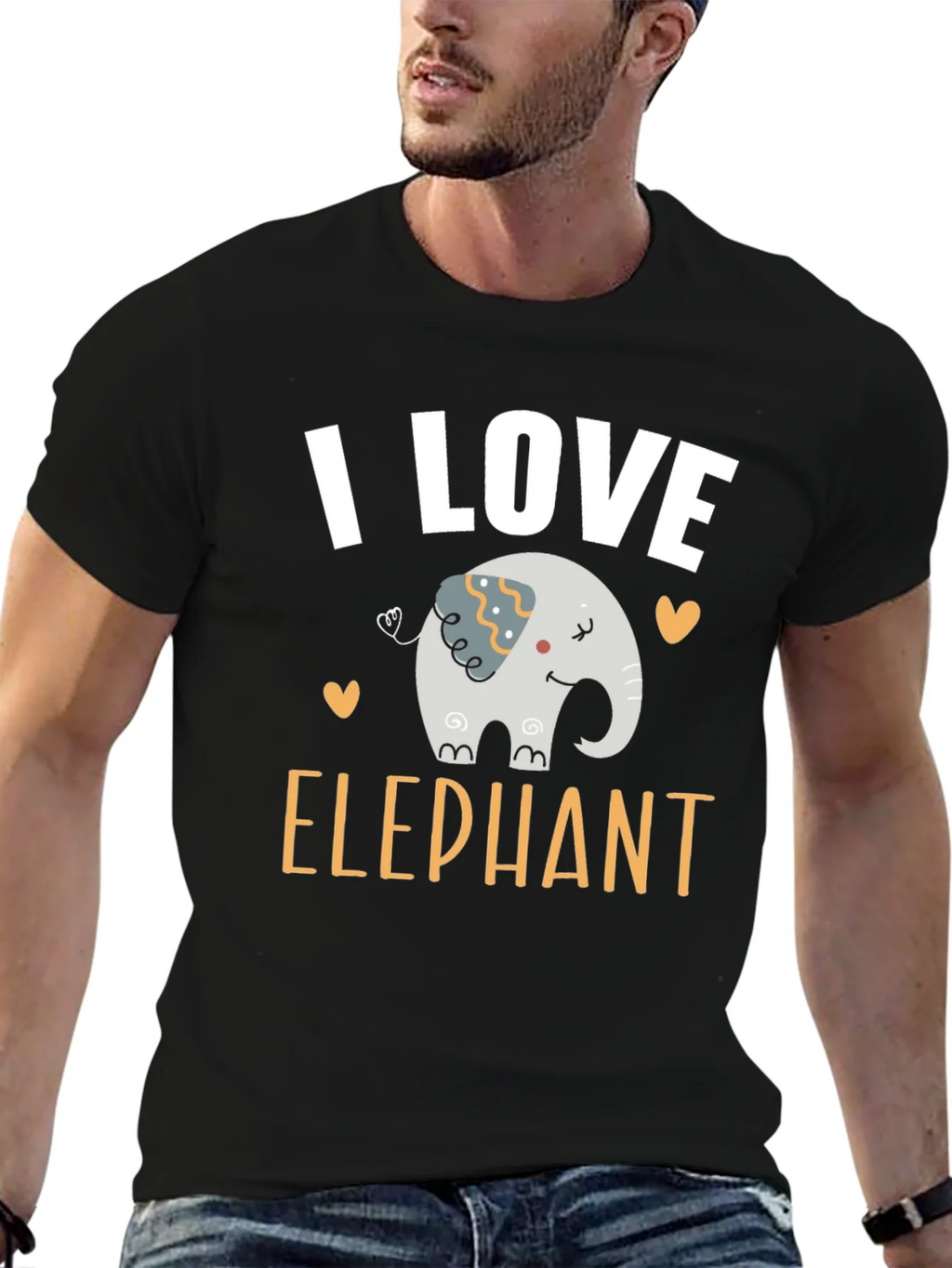 I Love Elephant Graphic T-Shirt product image 9