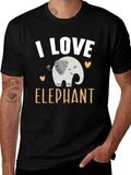 I Love Elephant Graphic T-Shirt product image 1