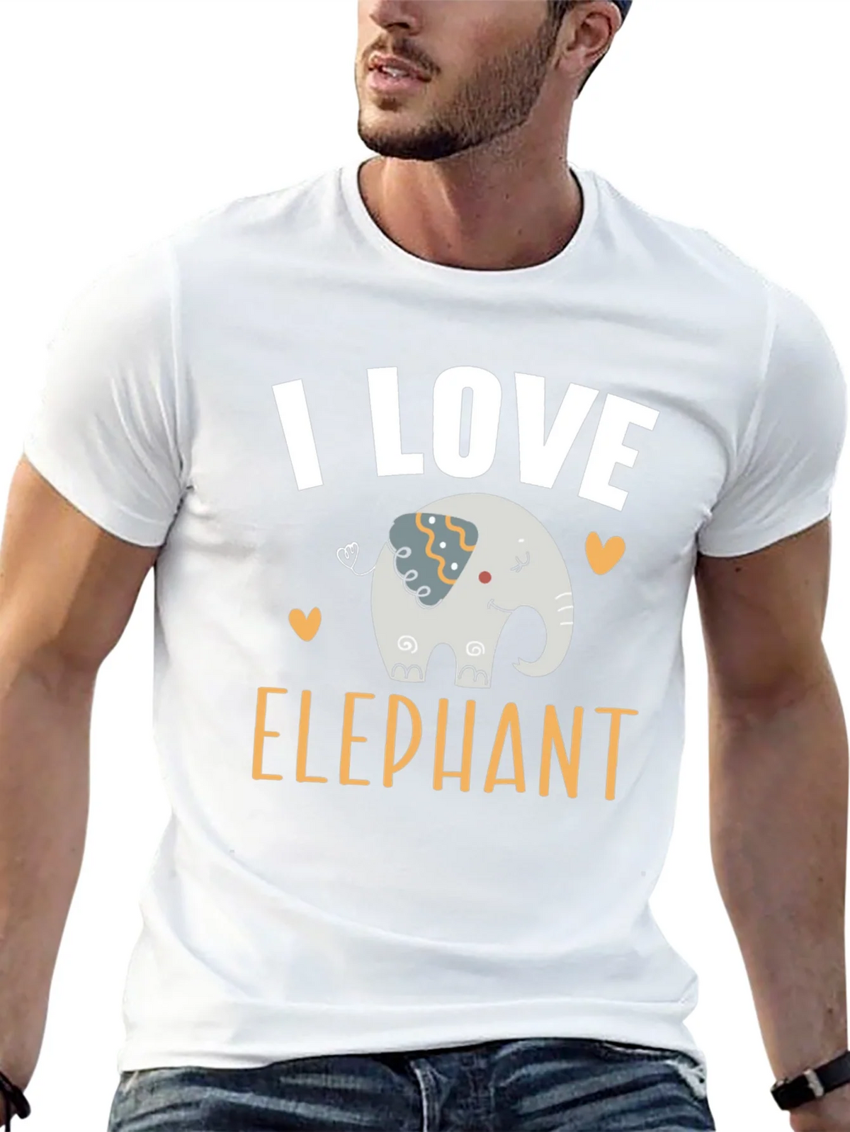 I Love Elephant Graphic T-Shirt product image 4