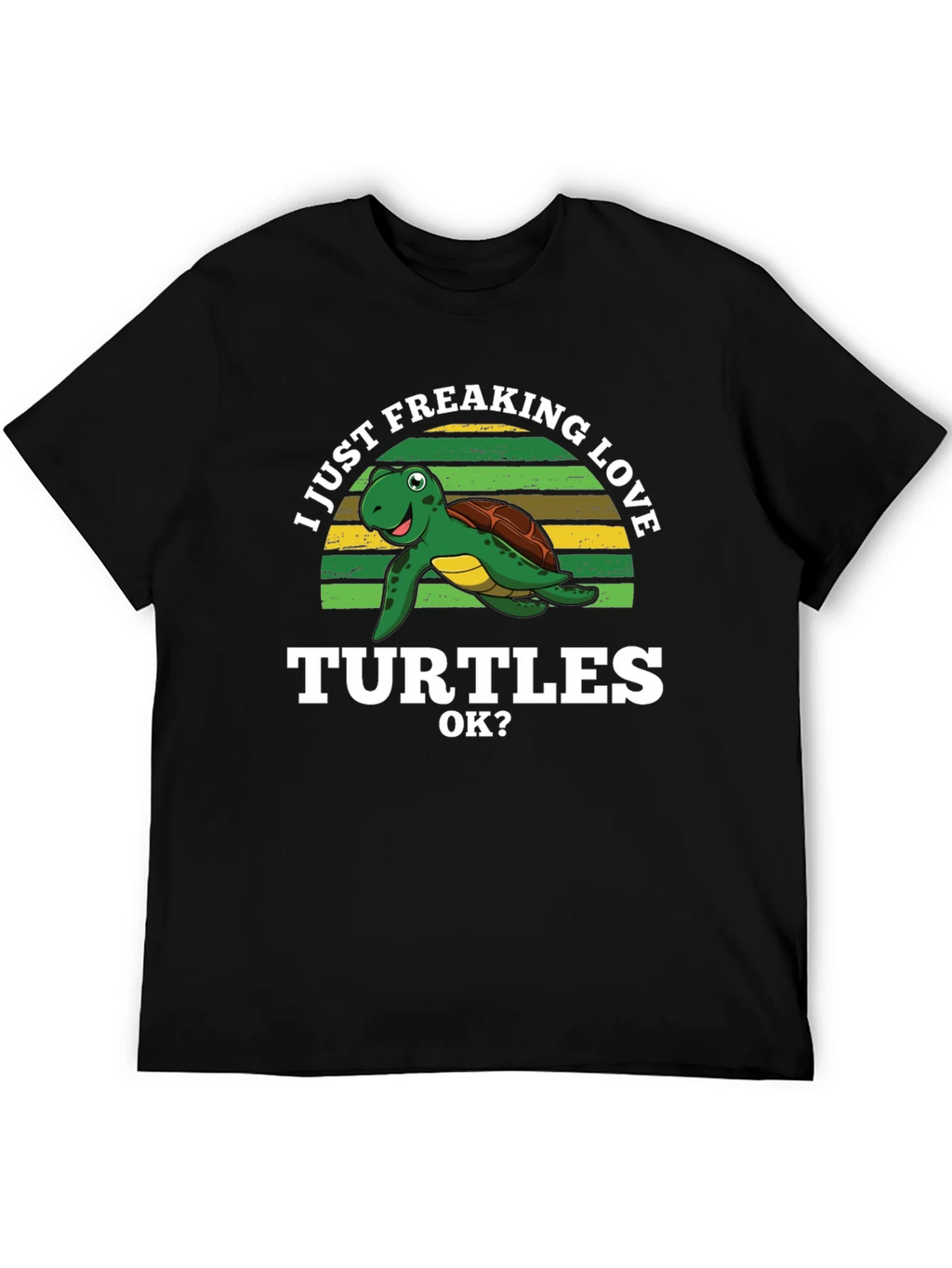 I Just Freaking Love Turtles Graphic T-Shirt product image 8