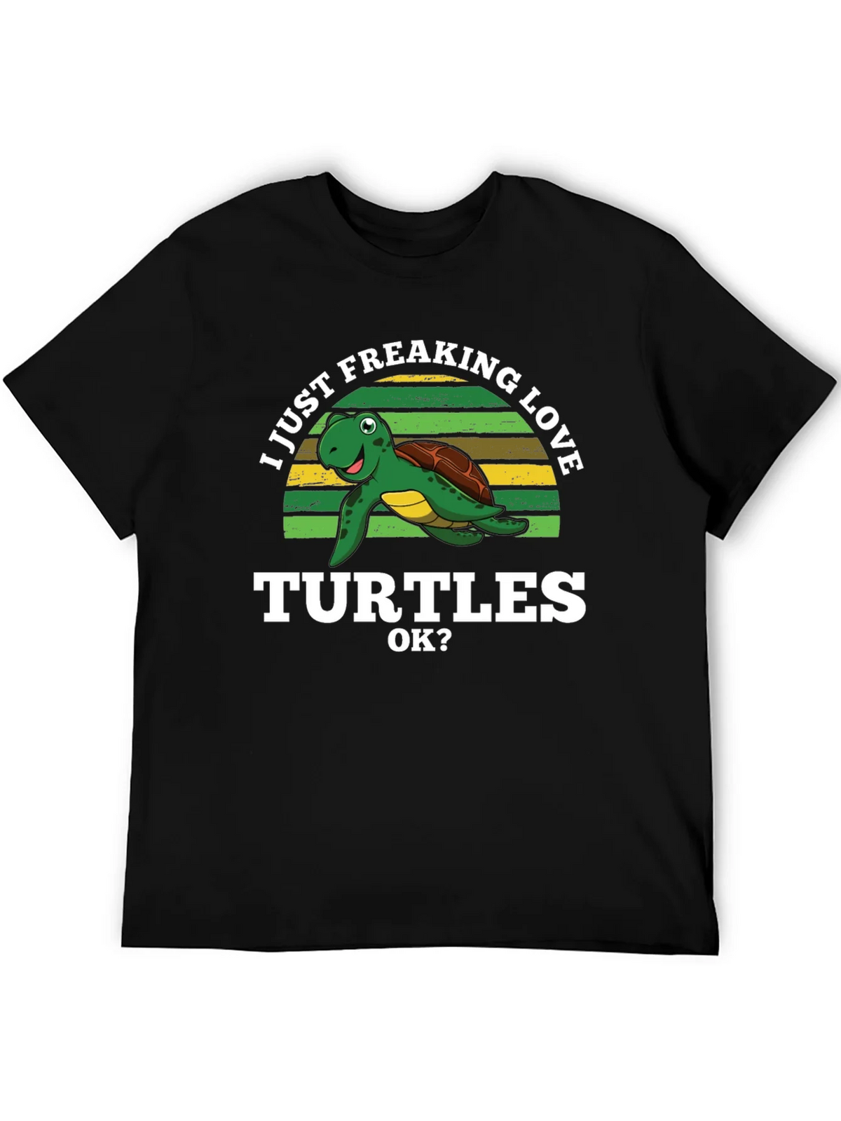 I Just Freaking Love Turtles Graphic T-Shirt product image 8