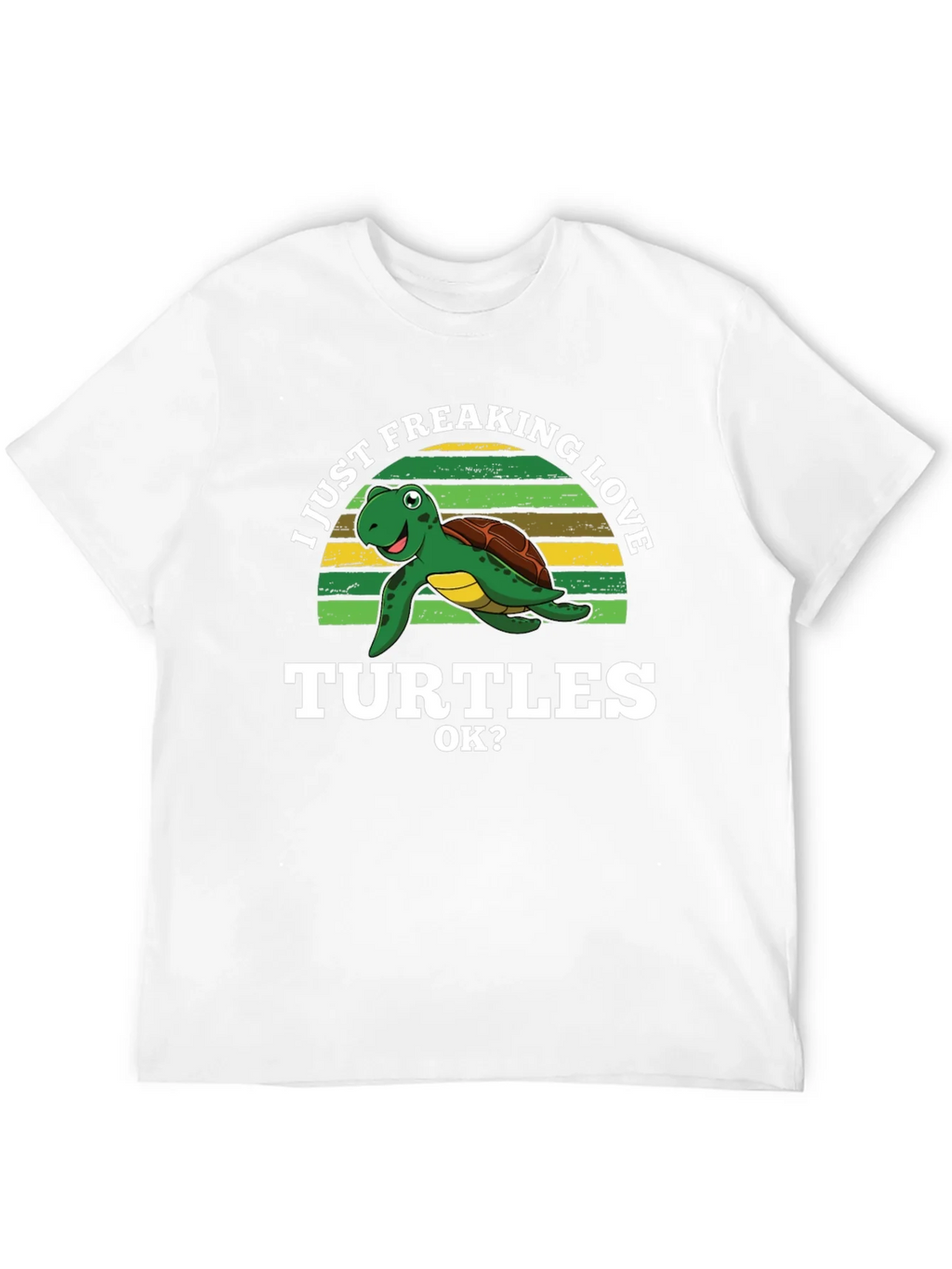 I Just Freaking Love Turtles Graphic T-Shirt product image 3