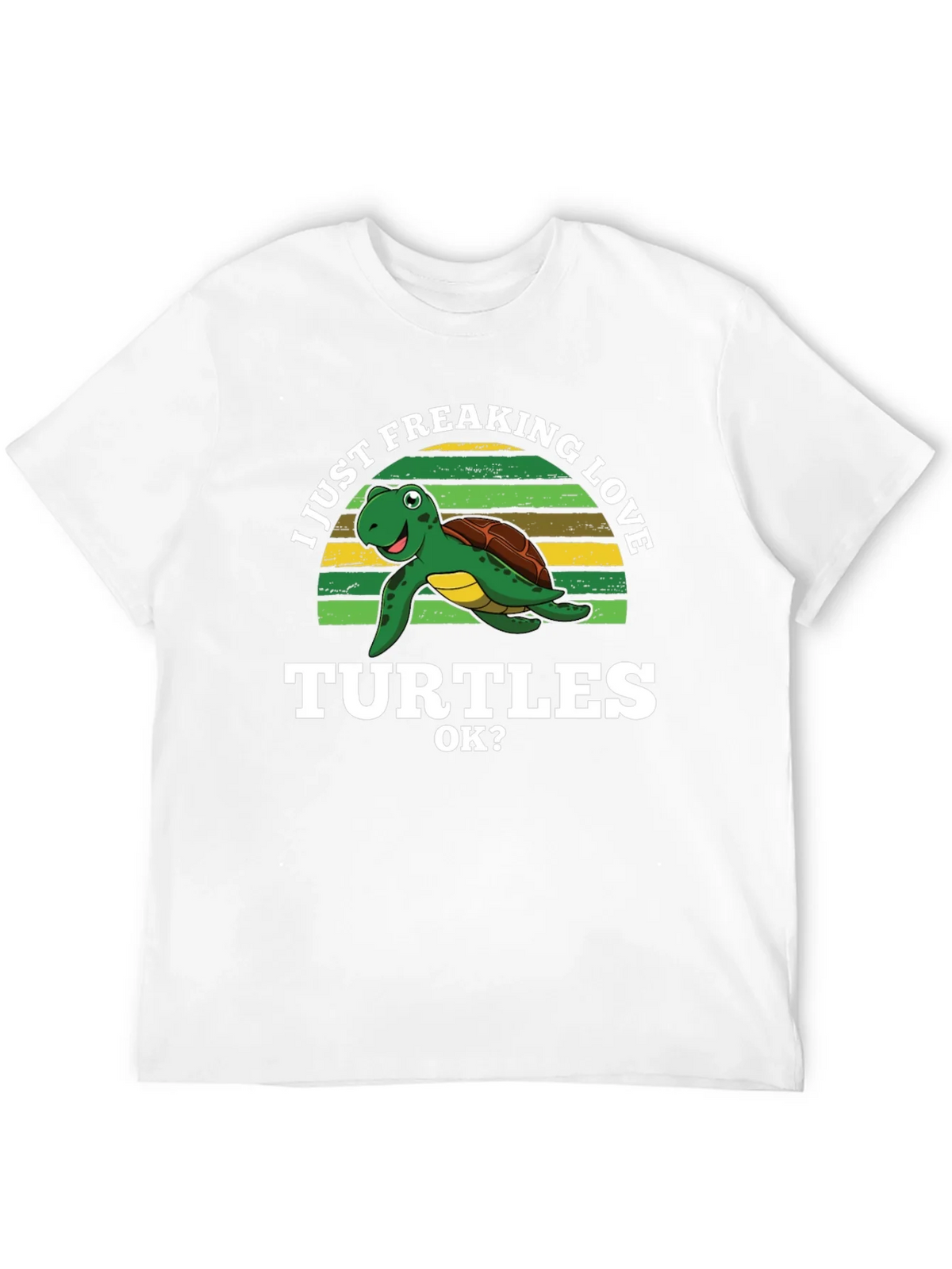 I Just Freaking Love Turtles Graphic T-Shirt product image 3